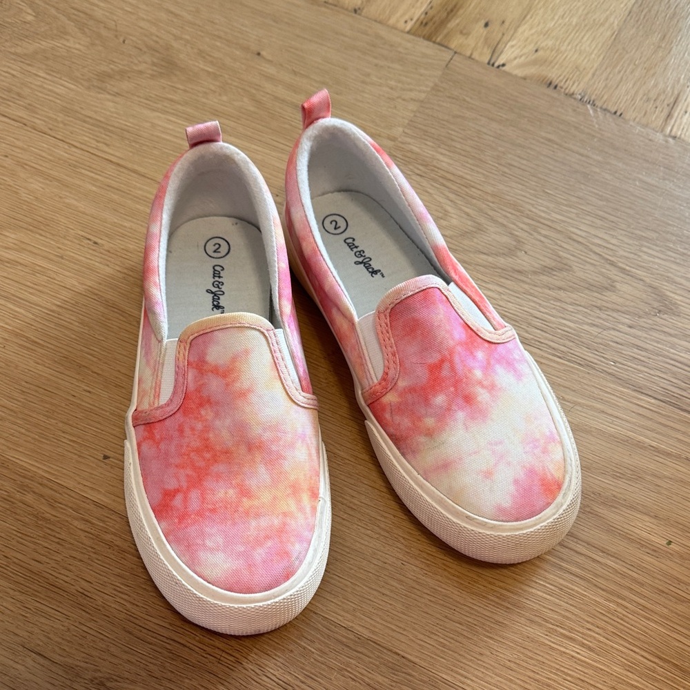 Cat & Jack Vibrant Tie-Dye Slip-On Sneakers